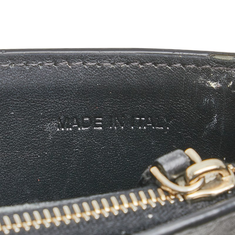 ヴァレンティノ ロックスタッズ チェーン ショルダーバッグ ブラック レザー レディース VALENTINO 【中古】