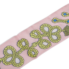 エルメス ツイリー Galons et Brandebourgs 飾緒とブランデンブルク飾り スカーフ ピンク マルチカラー レディース HERMES 【中古】