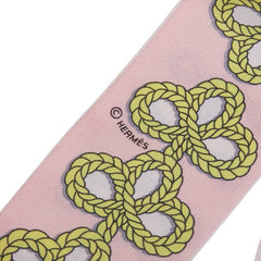 エルメス ツイリー Galons et Brandebourgs 飾緒とブランデンブルク飾り スカーフ ピンク マルチカラー レディース HERMES 【中古】