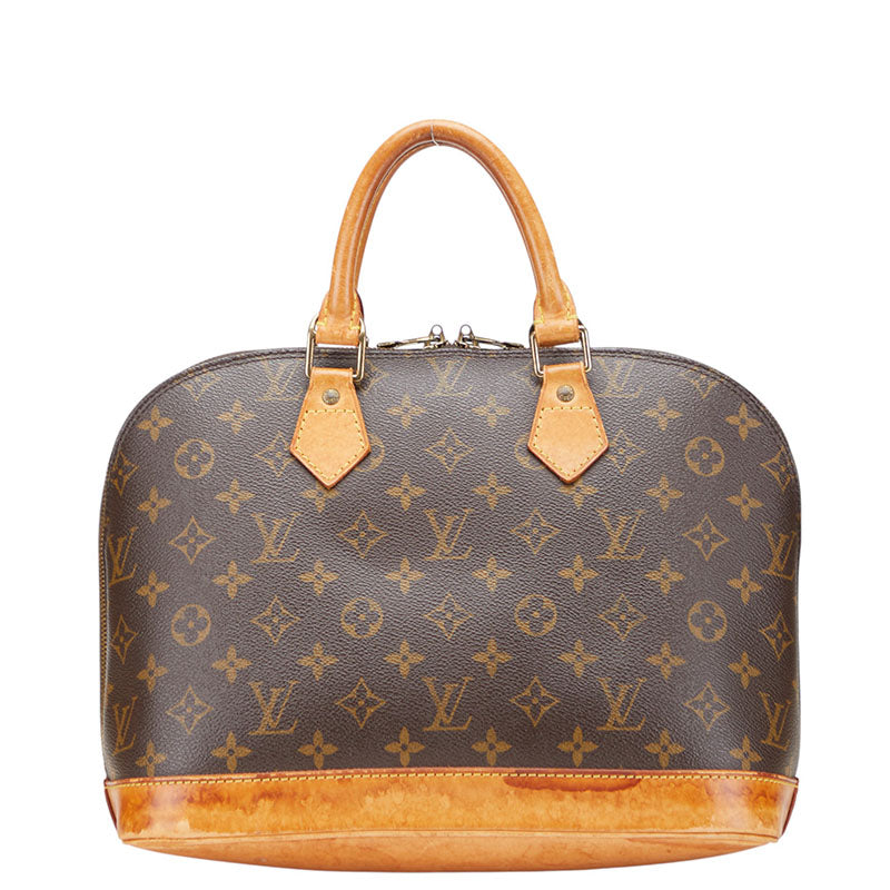 ルイ ヴィトン モノグラム アルマPM ハンドバッグ M51130 ブラウン PVC レザー レディース LOUIS VUITTON 【中古】