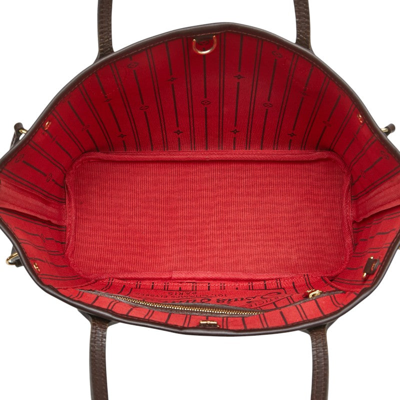 ルイ ヴィトン ダミエ ネヴァーフルPM ハンドバッグ トートバッグ N51109 ブラウン PVC レザー レディース LOUIS VUITTON 【中古】