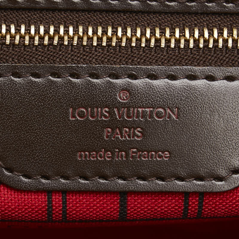 ルイ ヴィトン ダミエ ネヴァーフルPM ハンドバッグ トートバッグ N51109 ブラウン PVC レザー レディース LOUIS VUITTON 【中古】