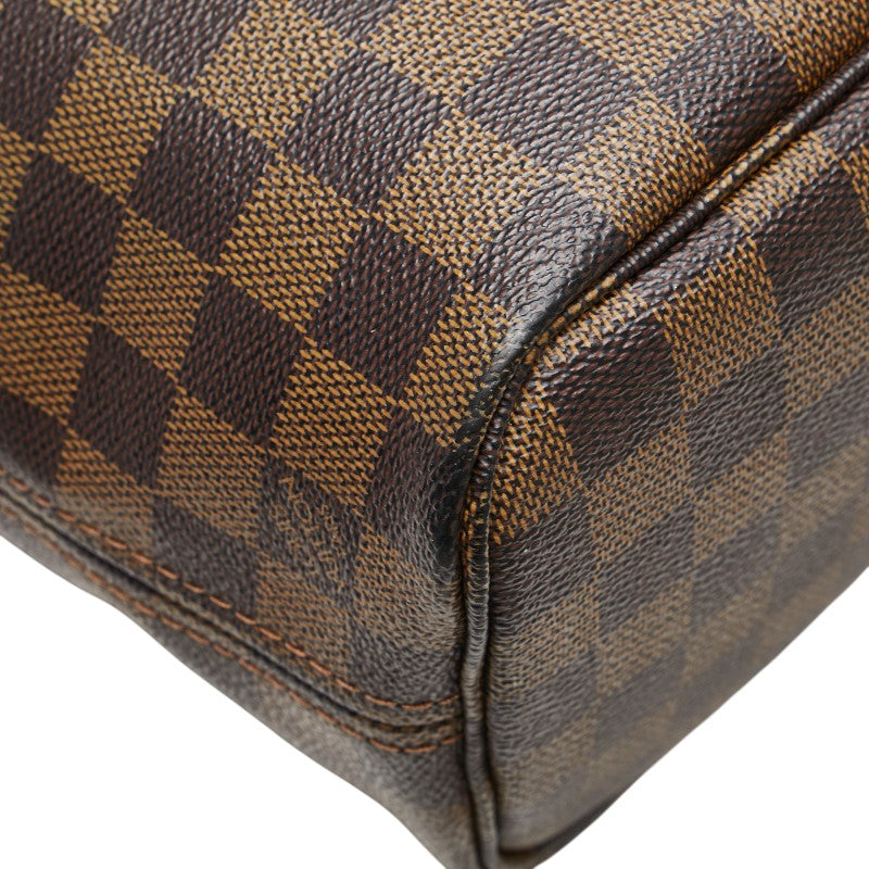 ルイ ヴィトン ダミエ ネヴァーフルPM ハンドバッグ トートバッグ N51109 ブラウン PVC レザー レディース LOUIS VUITTON 【中古】