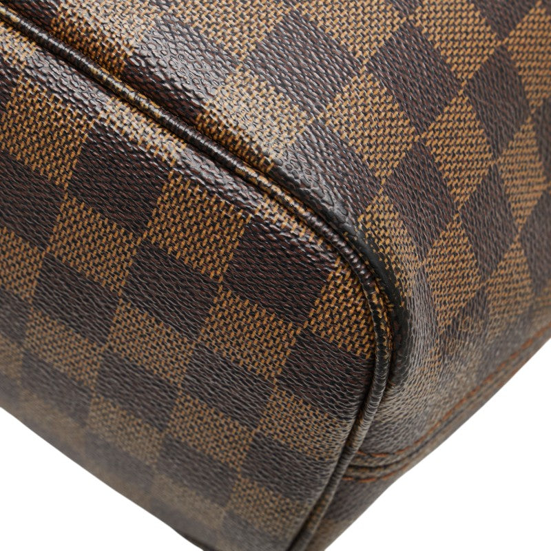 ルイ ヴィトン ダミエ ネヴァーフルPM ハンドバッグ トートバッグ N51109 ブラウン PVC レザー レディース LOUIS VUITTON 【中古】