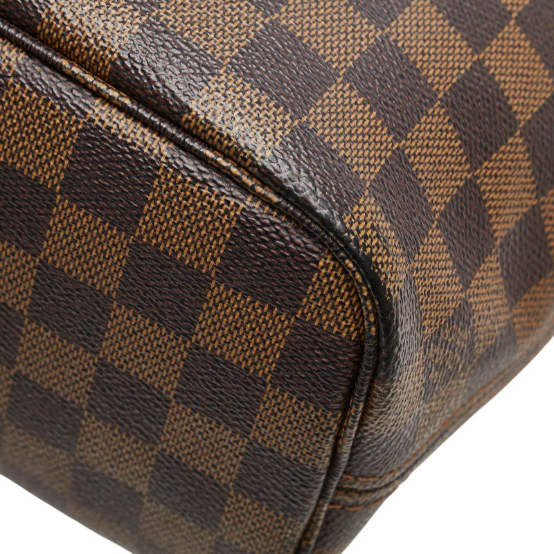 ルイ ヴィトン ダミエ ネヴァーフルPM ハンドバッグ トートバッグ N51109 ブラウン PVC レザー レディース LOUIS VUITTON 【中古】