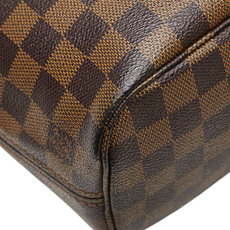ルイ ヴィトン ダミエ ネヴァーフルPM ハンドバッグ トートバッグ N51109 ブラウン PVC レザー レディース LOUIS VUITTON 【中古】