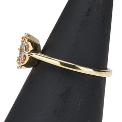 K18YG イエローゴールド ダイヤ0.50ct リング 指輪 レディース 12号 【中古】