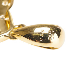 K21.6 ゴールド K18YG イエローゴールド ダイヤ0.28ct アメリカ ヤングインディアン 10ドル 金貨 ペンダントトップ レディース 【中古】