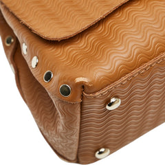 ザネラート ポスティーナ ショルダーバッグ ハンドバッグ 2WAY ブラウン レザー レディース ZANELLATO 【中古】