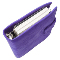 ティファニー システム手帳 パープル ブルー スウェード レザー レディース TIFFANY&Co. 【中古】