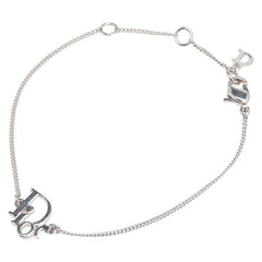 ディオール Diorロゴ チェーン ブレスレット シルバー メタル レディース Dior 【中古】