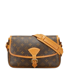 ルイ ヴィトン モノグラム ソローニュ ショルダーバッグ M42250 ブラウン PVC レザー レディース LOUIS VUITTON 【中古】