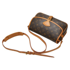 ルイ ヴィトン モノグラム ソローニュ ショルダーバッグ M42250 ブラウン PVC レザー レディース LOUIS VUITTON 【中古】