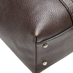 サルヴァトーレフェラガモ ロゴ トートバッグ ハンドバッグ ブラウン レザー レディース Salvatore Ferragamo 【中古】