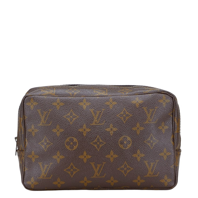 ルイ ヴィトン モノグラム トゥルース トワレット23 セカンドバッグ クラッチバッグ M47524 ブラウン PVC レザー レディース LOUIS VUITTON 【中古】