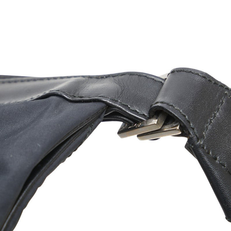 サルヴァトーレフェラガモ スポーツ ワンショルダーバッグ ハンドバッグ ブラック ナイロン レザー レディース Salvatore Ferragamo 【中古】