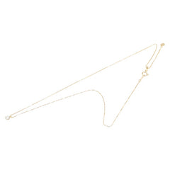 K18YG イエローゴールド ダイヤ0.335ct プチ ネックレス レディース 【中古】