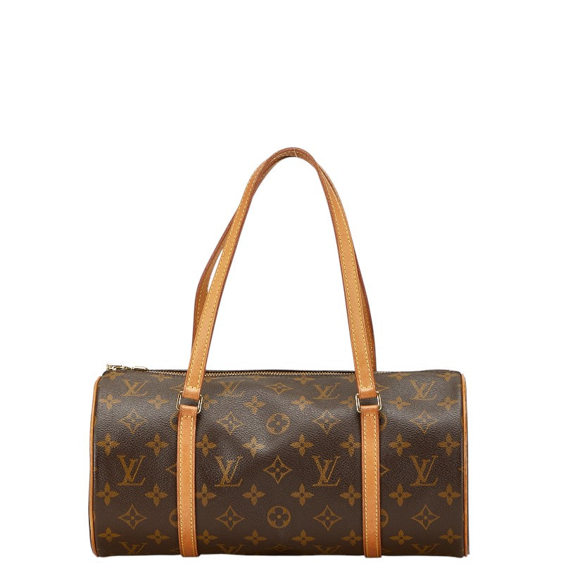 ルイ ヴィトン モノグラム パピヨン30 ハンドバッグ M51385 ブラウン PVC レザー レディース LOUIS VUITTON 【中古】