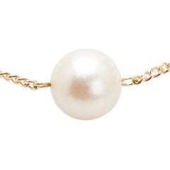 K18YG イエローゴールド アコヤパール7.9mm ネックレス レディース 【中古】