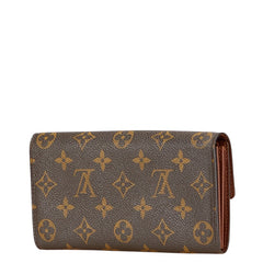 ルイ ヴィトン モノグラム ポルトフォイユ サラ 長財布 M61726 ブラウン PVC レディース LOUIS VUITTON 【中古】