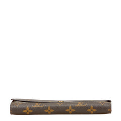 ルイ ヴィトン モノグラム ポルトフォイユ サラ 長財布 M61726 ブラウン PVC レディース LOUIS VUITTON 【中古】