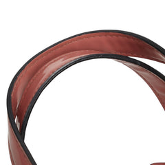 アルマーニエクスチェンジ エンボスロゴ ハンドバッグ ショルダーバッグ 2WAY ピンク エナメル レザー レディース ARMANI EXCHANGE 【中古】