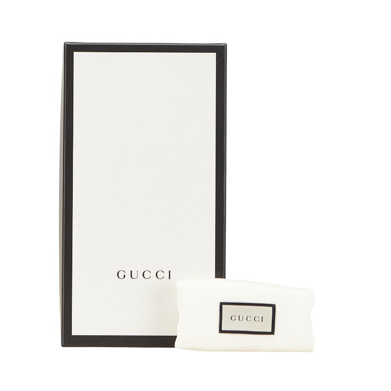 グッチ グッチシマ リボン モチーフ 長財布 ラウンドファスナー 388680 ピンク レザー レディース GUCCI 【中古】