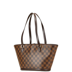 ルイ ヴィトン ダミエ マノスク トートバッグ N51121 ブラウン PVC レザー レディース LOUIS VUITTON 【中古】