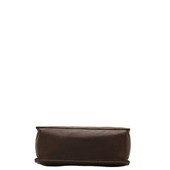 シャネル マトラッセ ココマーク ハンドバッグ ブラウン レザー レディース CHANEL 【中古】