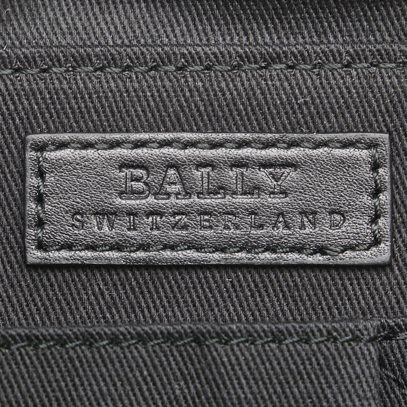 バリー セカンドバッグ トラベルケース ブラック レザー メンズ BALLY 【中古】