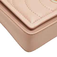 ケイトスペード 二コラ アメリア スモール チェーン ショルダーバッグ ピンクベージュ ラムスキン レディース Kate Spade 【中古】