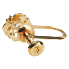 K18YG イエローゴールド ダイヤ0.2ct イヤリング レディース 【中古】