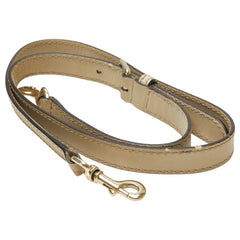 グッチ ショルダーストラップ グレージュ レザー レディース GUCCI 【中古】