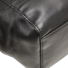 コーチ 裏地ドット トートバッグ ショルダーバッグ 14523 ブラック レザー レディース COACH 【中古】