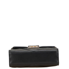 マイケルコース セレナ キルティング チェーン ショルダーバッグ 35S2GNRL2U ブラック フェイクレザー Michael Kors 【中古】