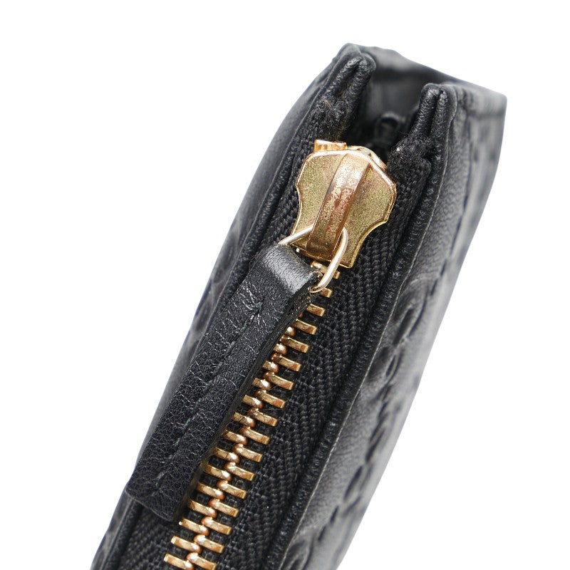 グッチ グッチシマ 長財布 L字ファスナー 332747 ブラック レザー レディース GUCCI 【中古】