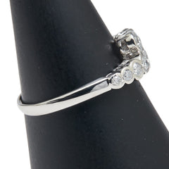 Pt900 プラチナ ダイヤ0.50ct リング 指輪 レディース 15.5号 【中古】