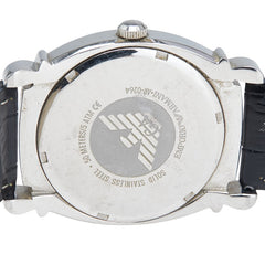 アルマーニ 腕時計 AR-0264 クオーツ ブラウン文字盤 ステンレススチール メッキ メンズ ARMANI 【中古】