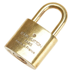 ルイ ヴィトン カデナ 南京錠 キー セット ゴールド メッキ レディース LOUIS VUITTON 【中古】