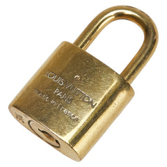 ルイ ヴィトン カデナ 南京錠 キー セット ゴールド メッキ レディース LOUIS VUITTON 【中古】