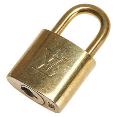 ルイ ヴィトン カデナ 南京錠 キー セット ゴールド メッキ レディース LOUIS VUITTON 【中古】