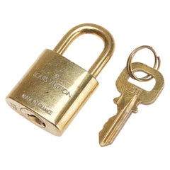 ルイ ヴィトン カデナ 南京錠 キー セット ゴールド メッキ レディース LOUIS VUITTON 【中古】