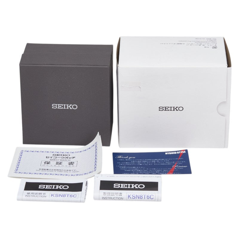 セイコー スピリット 腕時計 8T63-00D0 クオーツ ブルー文字盤 ステンレススチール メンズ SEIKO 【中古】