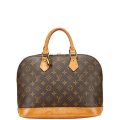 ルイ ヴィトン モノグラム アルマPM ハンドバッグ M51130 ブラウン PVC レザー レディース LOUIS VUITTON 【中古】