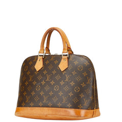 ルイ ヴィトン モノグラム アルマPM ハンドバッグ M51130 ブラウン PVC レザー レディース LOUIS VUITTON 【中古】