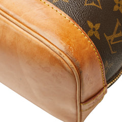 ルイ ヴィトン モノグラム アルマPM ハンドバッグ M51130 ブラウン PVC レザー レディース LOUIS VUITTON 【中古】