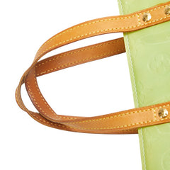 ルイ ヴィトン モノグラム ヴェルニ リードPM ハンドバッグ M91307 ペパーミント ブラウン パテントレザー レディース LOUIS VUITTON 【中古】