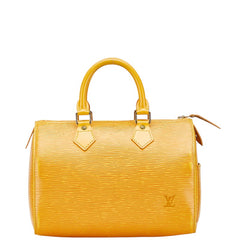 ルイ ヴィトン エピ スピーディ25 ハンドバッグ M43019 タッシリイエロー レザー レディース LOUIS VUITTON 【中古】