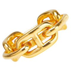 エルメス シェーヌダンクル スカーフリング ゴールド メッキ レディース HERMES 【中古】