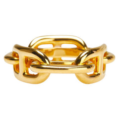 エルメス シェーヌダンクル スカーフリング ゴールド メッキ レディース HERMES 【中古】